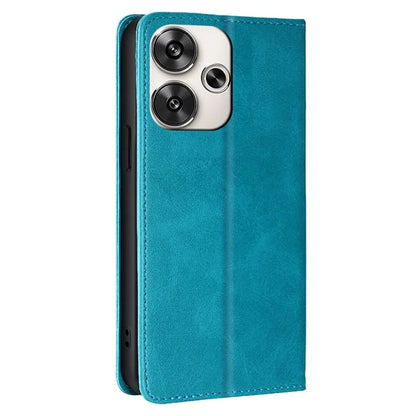 For Xiaomi Redmi Turbo 3 5G / Poco F6 5G Leather Case Calf Texture Wallet Card Slots Flip Phone Cover