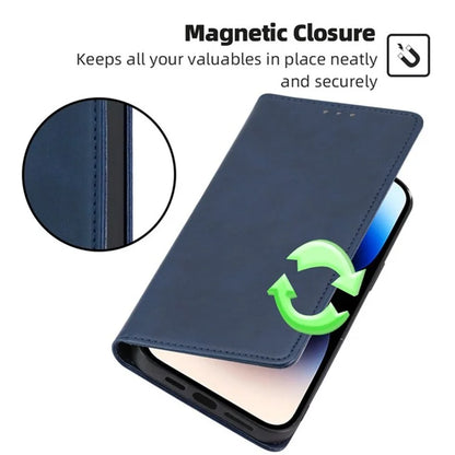 For Xiaomi Redmi Turbo 3 5G / Poco F6 5G Leather Case Calf Texture Wallet Card Slots Flip Phone Cover