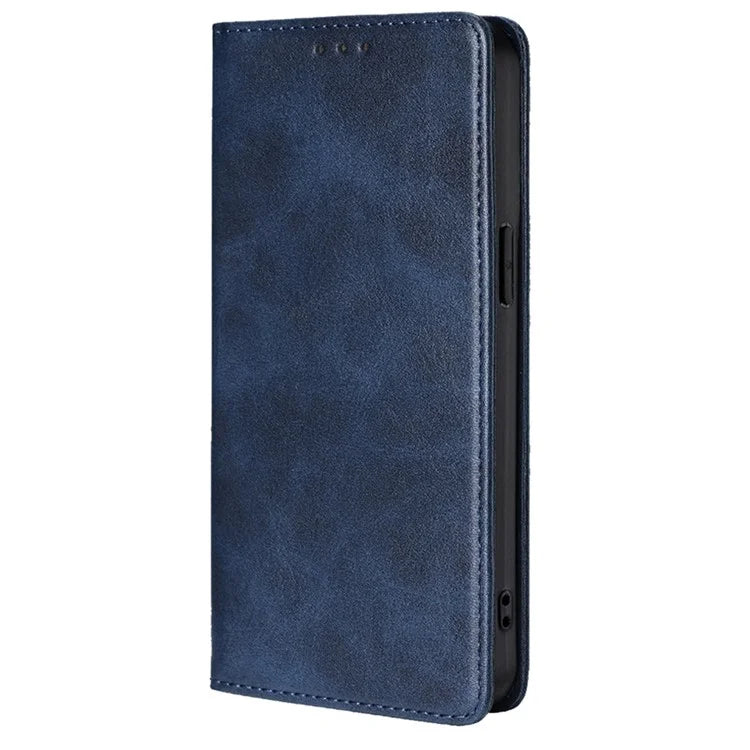 For Xiaomi Redmi Turbo 3 5G / Poco F6 5G Leather Case Calf Texture Wallet Card Slots Flip Phone Cover