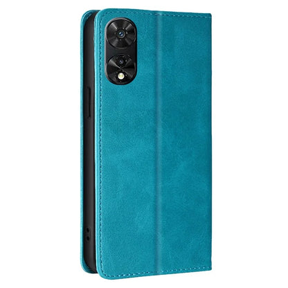 For TCL 505 Case Card Holder Calf Texture Bump Proof Phone Stand Cover