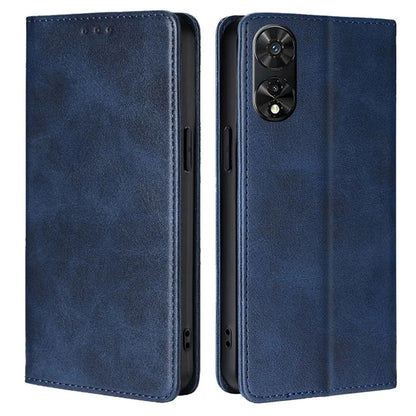 For TCL 505 Case Card Holder Calf Texture Bump Proof Phone Stand Cover