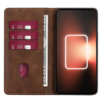 For itel P55+ Case Calf Texture Magnetic Clasp Phone Wallet Cover