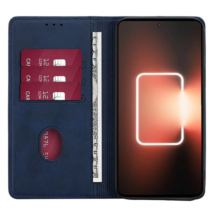 For itel P55+ Case Calf Texture Magnetic Clasp Phone Wallet Cover