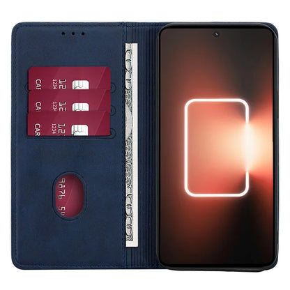 For itel P55+ Case Calf Texture Magnetic Clasp Phone Wallet Cover