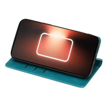 For itel P55+ Case Calf Texture Magnetic Clasp Phone Wallet Cover