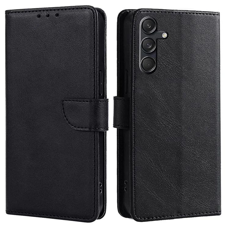For Samsung Galaxy M55 5G / C55 5G / F55 5G Case Calf Texture Leather Wallet Stand Phone Cover