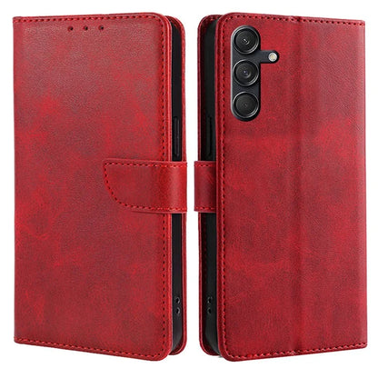 For Samsung Galaxy M55 5G / C55 5G / F55 5G Case Calf Texture Leather Wallet Stand Phone Cover