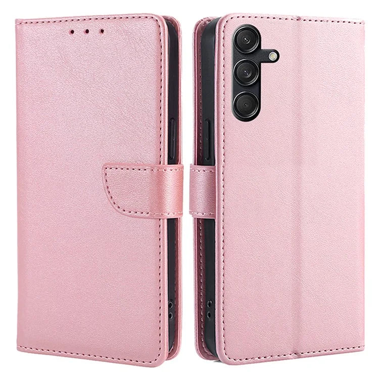 For Samsung Galaxy M55 5G / C55 5G / F55 5G Case Calf Texture Leather Wallet Stand Phone Cover