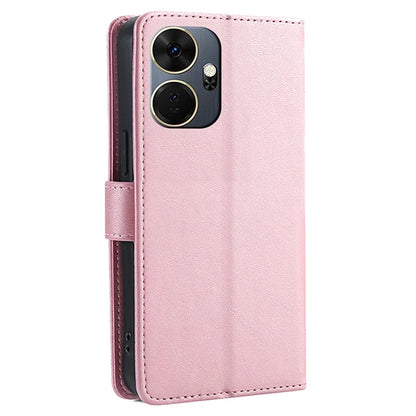 Wallet Case for itel P55+ Calf Texture Stand Phone Protector Shell