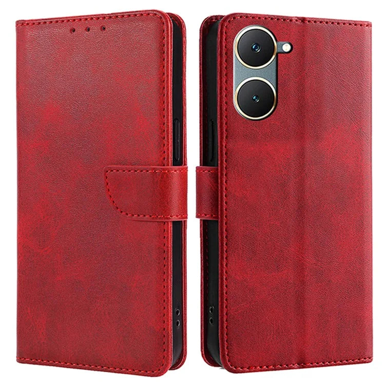For vivo Y03 Shockproof Leather Case Wallet Mobile Phone Cover Wholesale