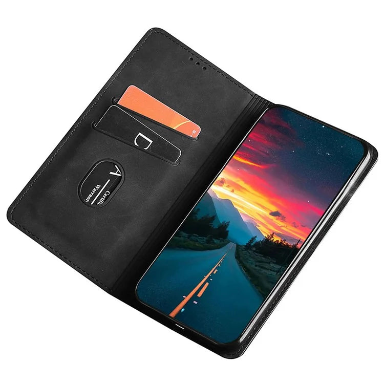 For Xiaomi Redmi Turbo 3 5G / Poco F6 5G Case PU Leather Stand Hidden Magnetic Phone Cover