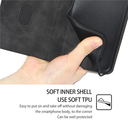 For Xiaomi Redmi Turbo 3 5G / Poco F6 5G Case PU Leather Stand Hidden Magnetic Phone Cover