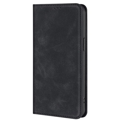 For Xiaomi Redmi Turbo 3 5G / Poco F6 5G Case PU Leather Stand Hidden Magnetic Phone Cover