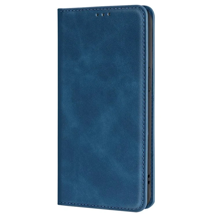 For Xiaomi Redmi Turbo 3 5G / Poco F6 5G Case PU Leather Stand Hidden Magnetic Phone Cover