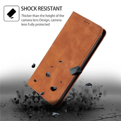 For Xiaomi Redmi Turbo 3 5G / Poco F6 5G Case PU Leather Stand Hidden Magnetic Phone Cover