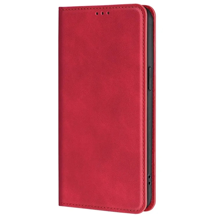 For Xiaomi Redmi Turbo 3 5G / Poco F6 5G Case PU Leather Stand Hidden Magnetic Phone Cover