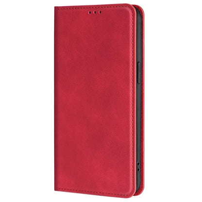 For Xiaomi Redmi Turbo 3 5G / Poco F6 5G Case PU Leather Stand Hidden Magnetic Phone Cover