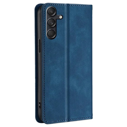 For Samsung Galaxy M55 5G / C55 5G / F55 5G Card Slot Phone Case Skin-Touch Feeling PU Leather Cover