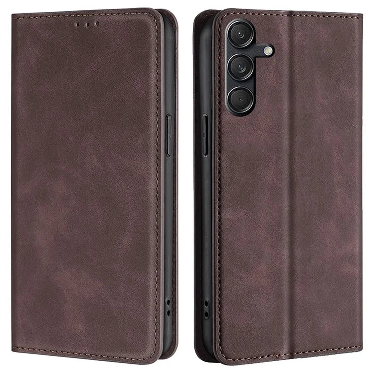 For Samsung Galaxy M55 5G / C55 5G / F55 5G Card Slot Phone Case Skin-Touch Feeling PU Leather Cover