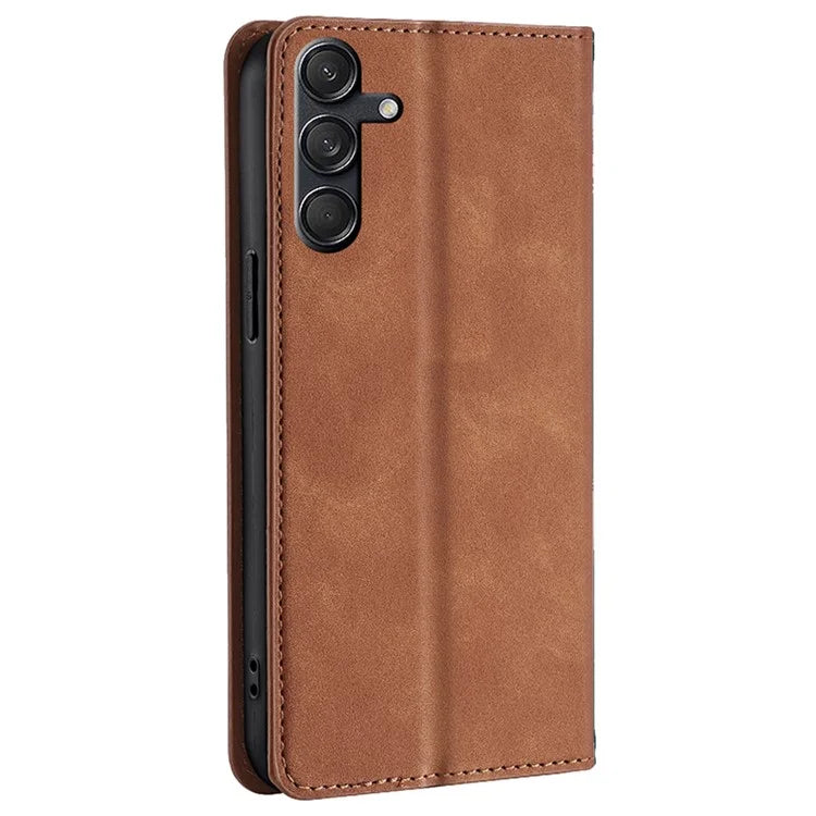 For Samsung Galaxy M55 5G / C55 5G / F55 5G Card Slot Phone Case Skin-Touch Feeling PU Leather Cover