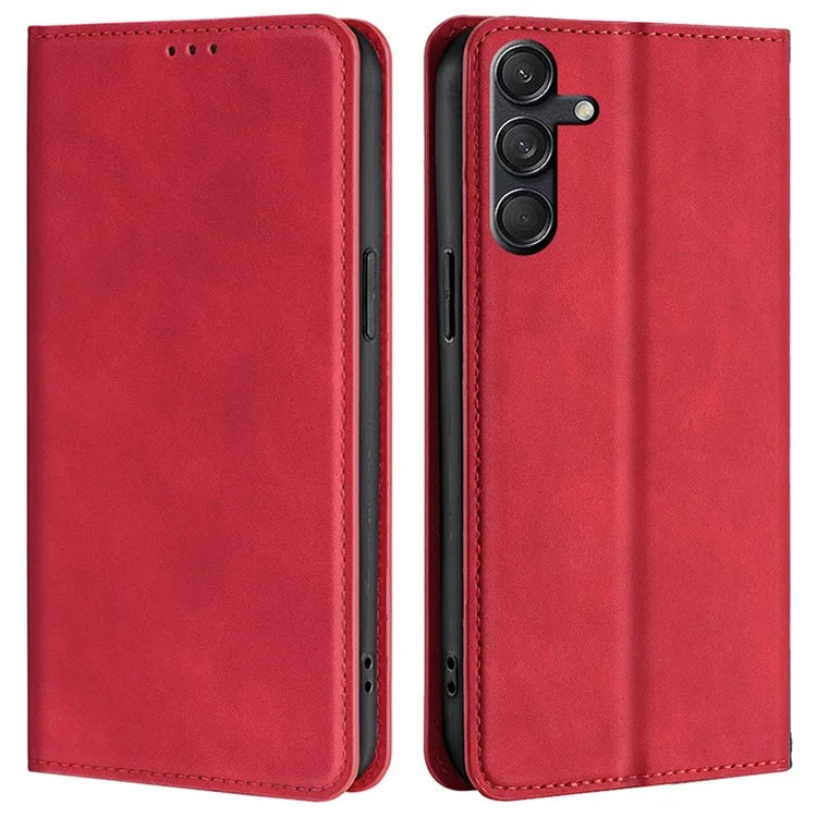 For Samsung Galaxy M55 5G / C55 5G / F55 5G Card Slot Phone Case Skin-Touch Feeling PU Leather Cover