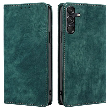 For Samsung Galaxy M55 5G / C55 5G / F55 5G Leather Case RFID Blocking Wallet Phone Cover
