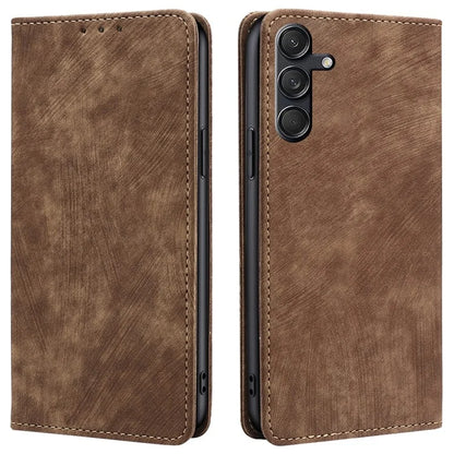 For Samsung Galaxy M55 5G / C55 5G / F55 5G Leather Case RFID Blocking Wallet Phone Cover
