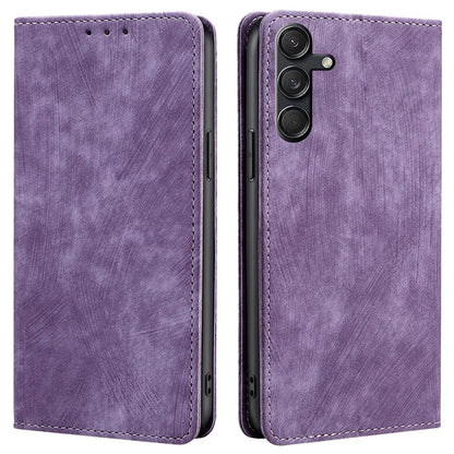 For Samsung Galaxy M55 5G / C55 5G / F55 5G Leather Case RFID Blocking Wallet Phone Cover