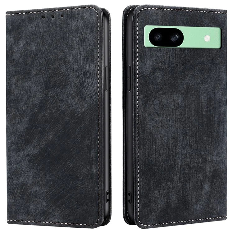 For Google Pixel 8a Wallet Case RFID Blocking Stand Leather Phone Cover
