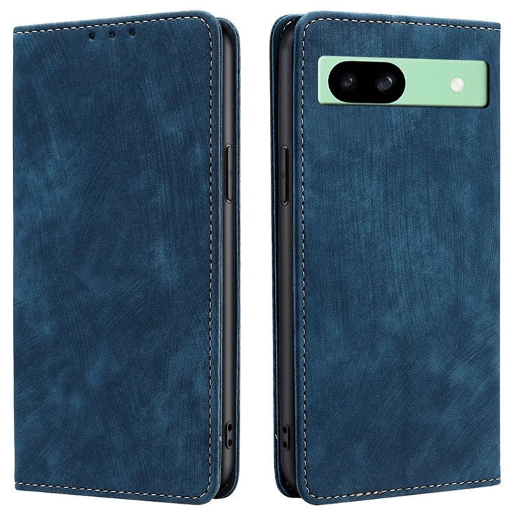 For Google Pixel 8a Wallet Case RFID Blocking Stand Leather Phone Cover