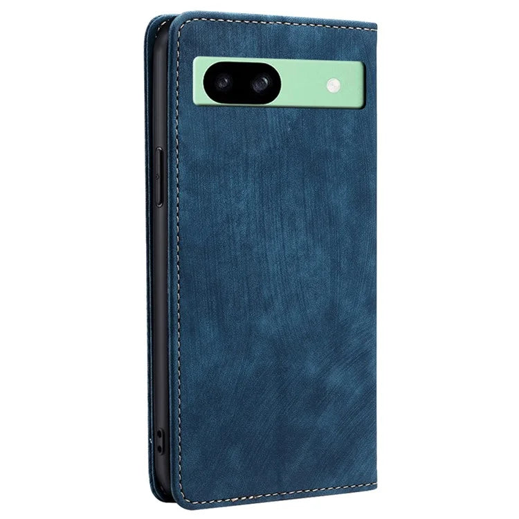For Google Pixel 8a Wallet Case RFID Blocking Stand Leather Phone Cover