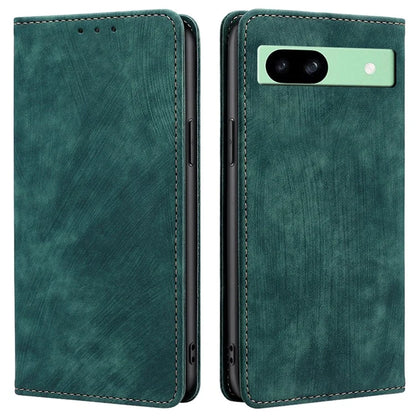 For Google Pixel 8a Wallet Case RFID Blocking Stand Leather Phone Cover