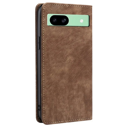 For Google Pixel 8a Wallet Case RFID Blocking Stand Leather Phone Cover