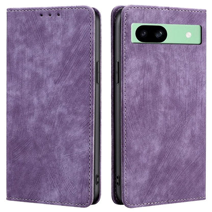 For Google Pixel 8a Wallet Case RFID Blocking Stand Leather Phone Cover
