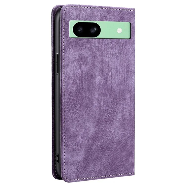 For Google Pixel 8a Wallet Case RFID Blocking Stand Leather Phone Cover