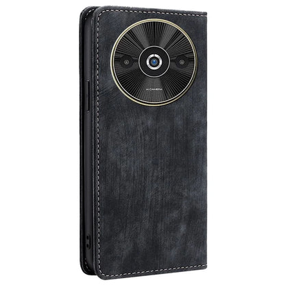 For Xiaomi Redmi A3 / Poco C61 4G Case RFID Blocking PU Leather TPU Shockproof Flip Cover