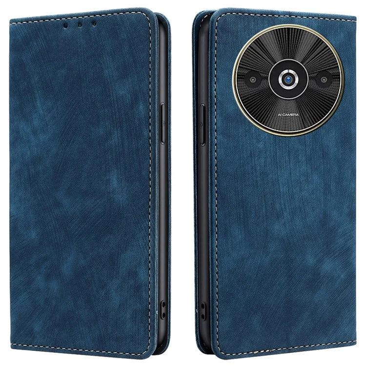For Xiaomi Redmi A3 / Poco C61 4G Case RFID Blocking PU Leather TPU Shockproof Flip Cover