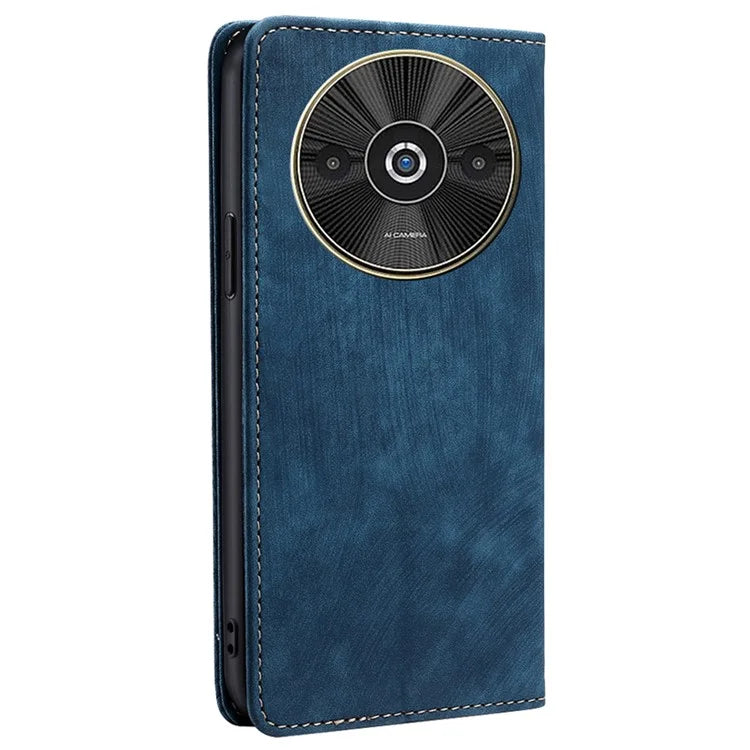 For Xiaomi Redmi A3 / Poco C61 4G Case RFID Blocking PU Leather TPU Shockproof Flip Cover