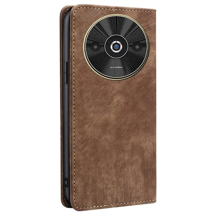 For Xiaomi Redmi A3 / Poco C61 4G Case RFID Blocking PU Leather TPU Shockproof Flip Cover