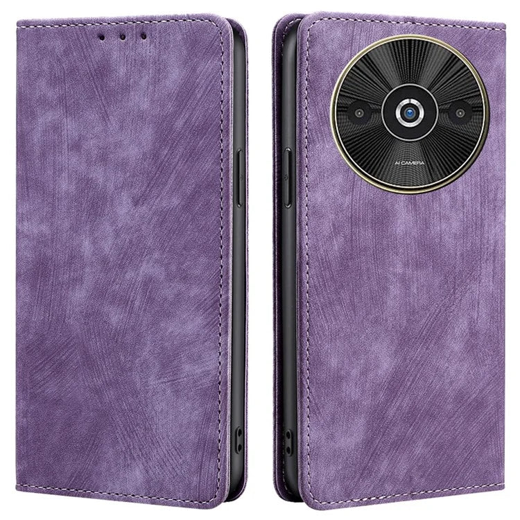 For Xiaomi Redmi A3 / Poco C61 4G Case RFID Blocking PU Leather TPU Shockproof Flip Cover