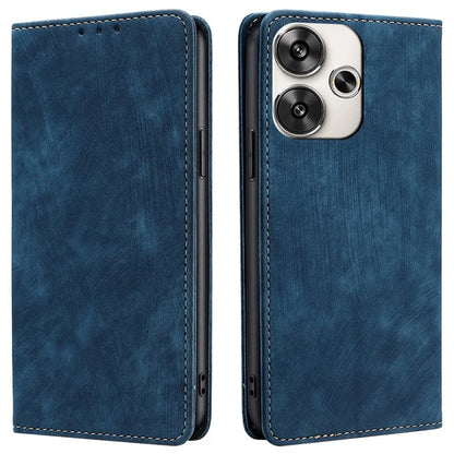 For Xiaomi Redmi Turbo 3 5G / Poco F6 5G Leather Case RFID Blocking Wallet Anti-Shock Phone Cover