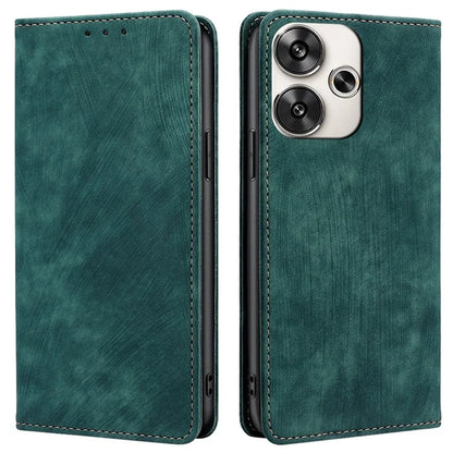 For Xiaomi Redmi Turbo 3 5G / Poco F6 5G Leather Case RFID Blocking Wallet Anti-Shock Phone Cover