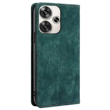For Xiaomi Redmi Turbo 3 5G / Poco F6 5G Leather Case RFID Blocking Wallet Anti-Shock Phone Cover