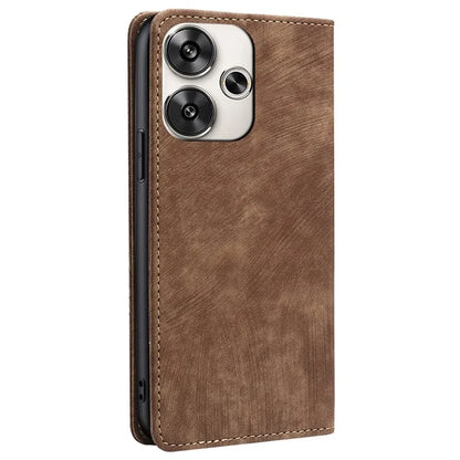 For Xiaomi Redmi Turbo 3 5G / Poco F6 5G Leather Case RFID Blocking Wallet Anti-Shock Phone Cover