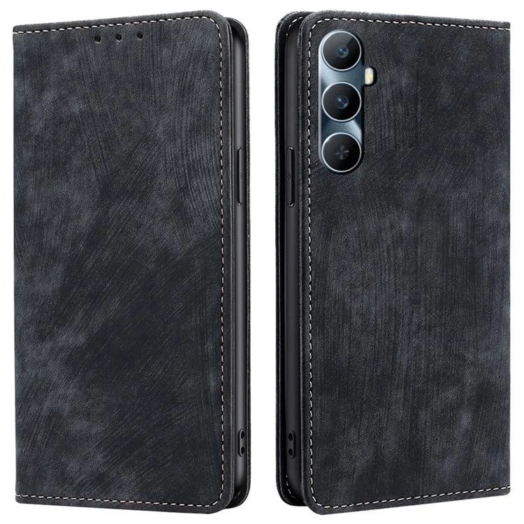 For Realme C65 4G Case RFID Blocking Wallet Phone Leather Cover with Stand