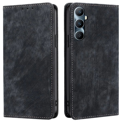 For Realme C65 4G Case RFID Blocking Wallet Phone Leather Cover with Stand
