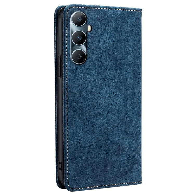 For Realme C65 4G Case RFID Blocking Wallet Phone Leather Cover with Stand