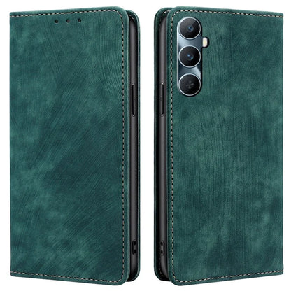 For Realme C65 4G Case RFID Blocking Wallet Phone Leather Cover with Stand
