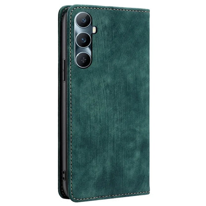 For Realme C65 4G Case RFID Blocking Wallet Phone Leather Cover with Stand