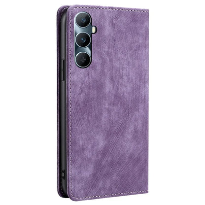 For Realme C65 4G Case RFID Blocking Wallet Phone Leather Cover with Stand
